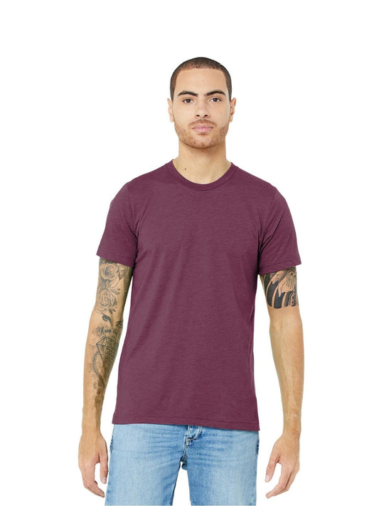 Unisex Triblend Tee - BC3413 - Maroon Triblend