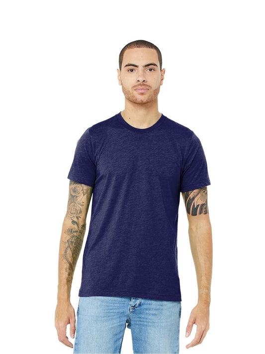 Unisex Triblend Tee - BC3413 - Navy Triblend