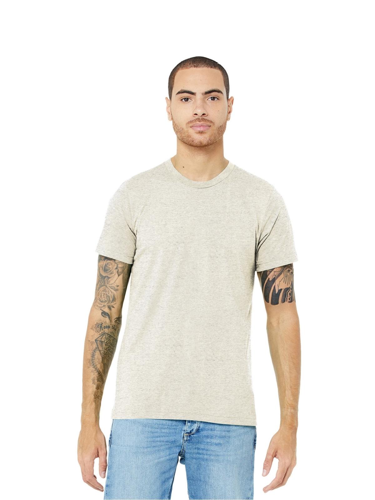 Unisex Triblend Tee - BC3413 - Oatmeal Triblend