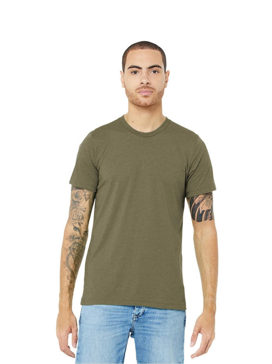 Unisex Triblend Tee - BC3413 - Olive Triblend
