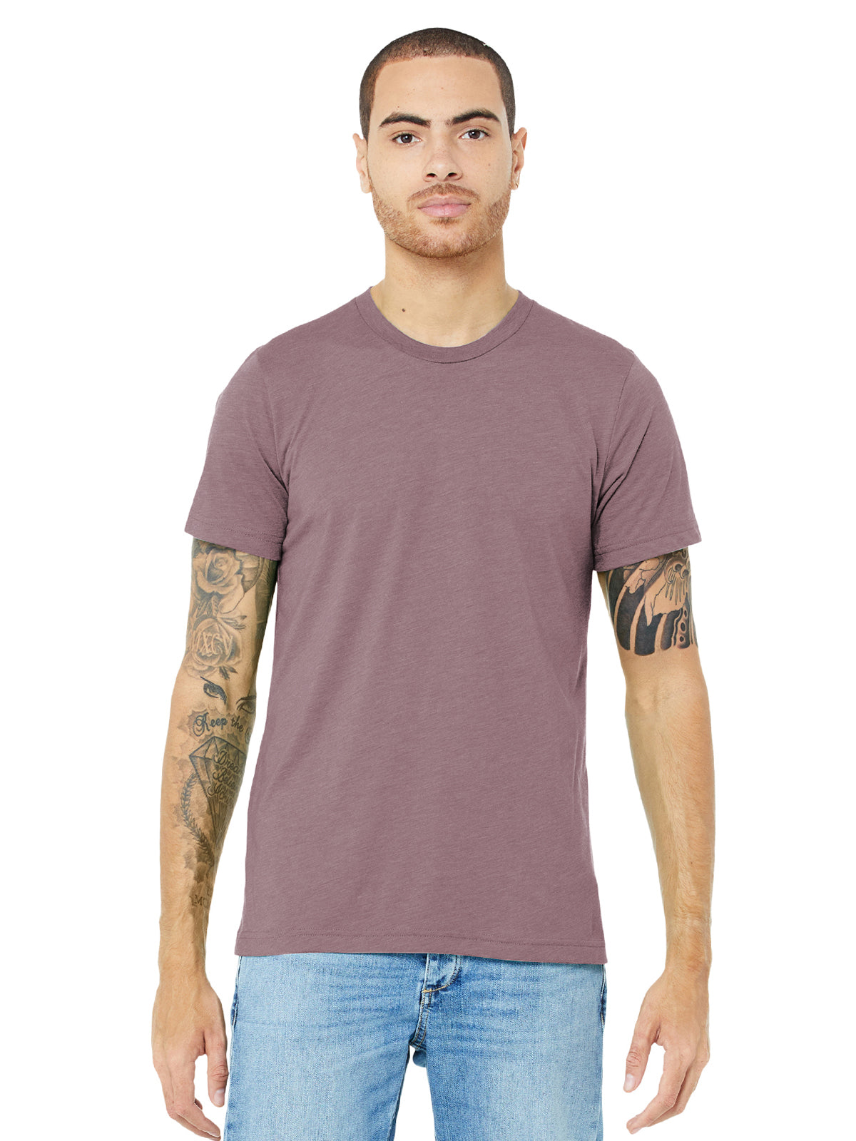 Unisex Triblend Tee - BC3413 - Orchid Triblend
