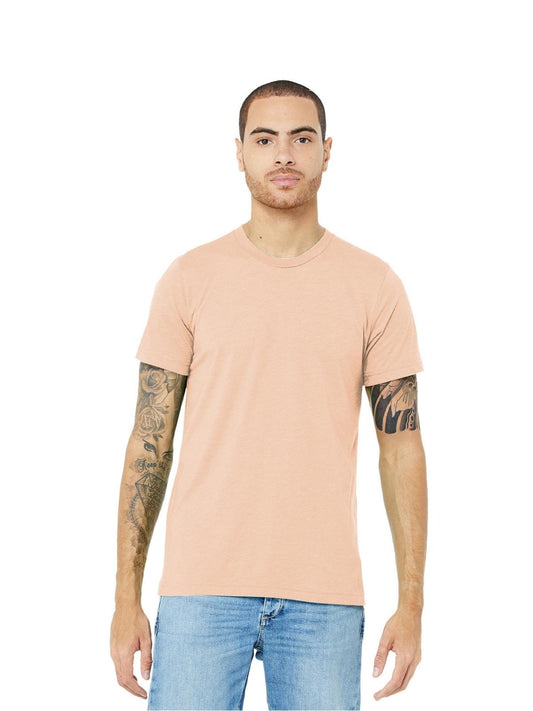Unisex Triblend Tee - BC3413 - Peach Triblend
