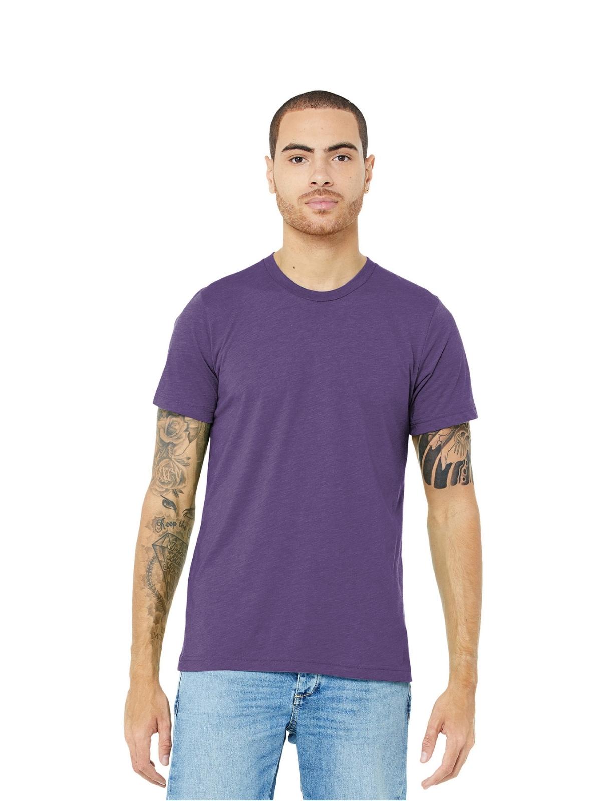 Unisex Triblend Tee - BC3413 - Purple Triblend