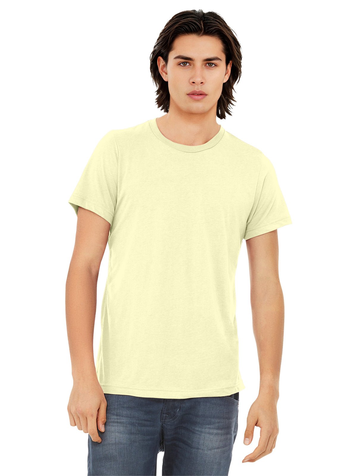 Unisex Triblend Tee - BC3413 - Pale Yellow Triblend