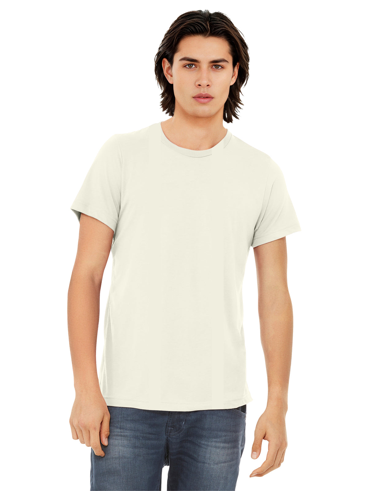 Unisex Triblend Tee - BC3413 - Solid Natural Triblend