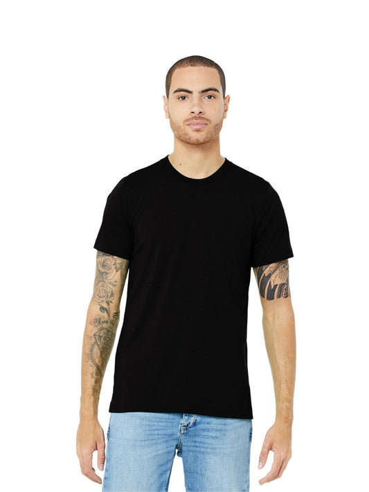 Unisex Triblend Tee - BC3413 - Solid Black Triblend