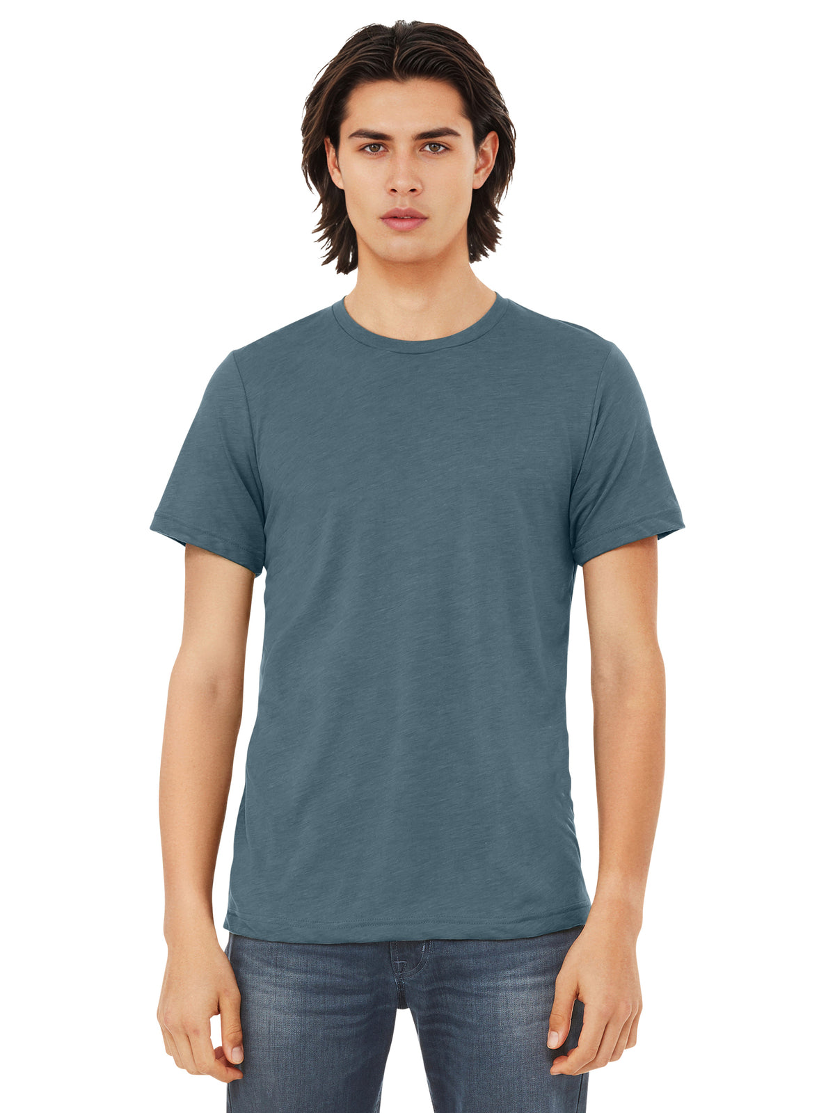 Unisex Triblend Tee - BC3413 - Solid Slate Triblend