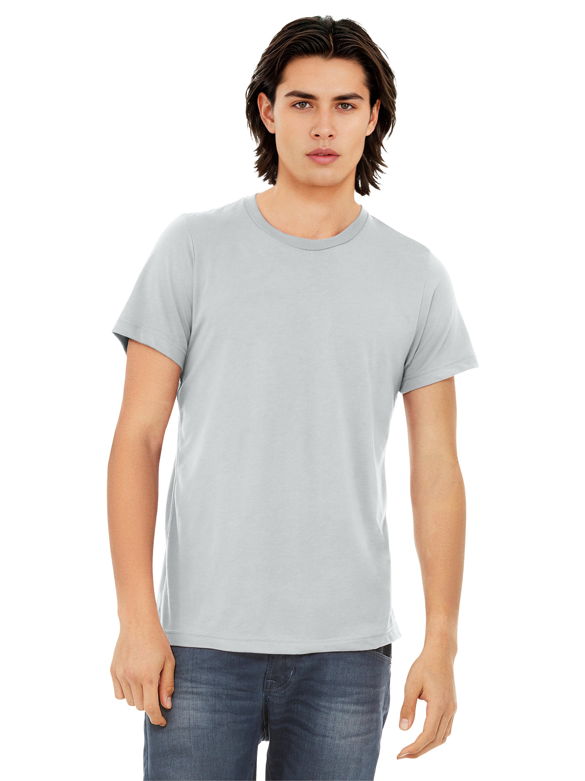 Unisex Triblend Tee - BC3413 - Solid Silver Triblend