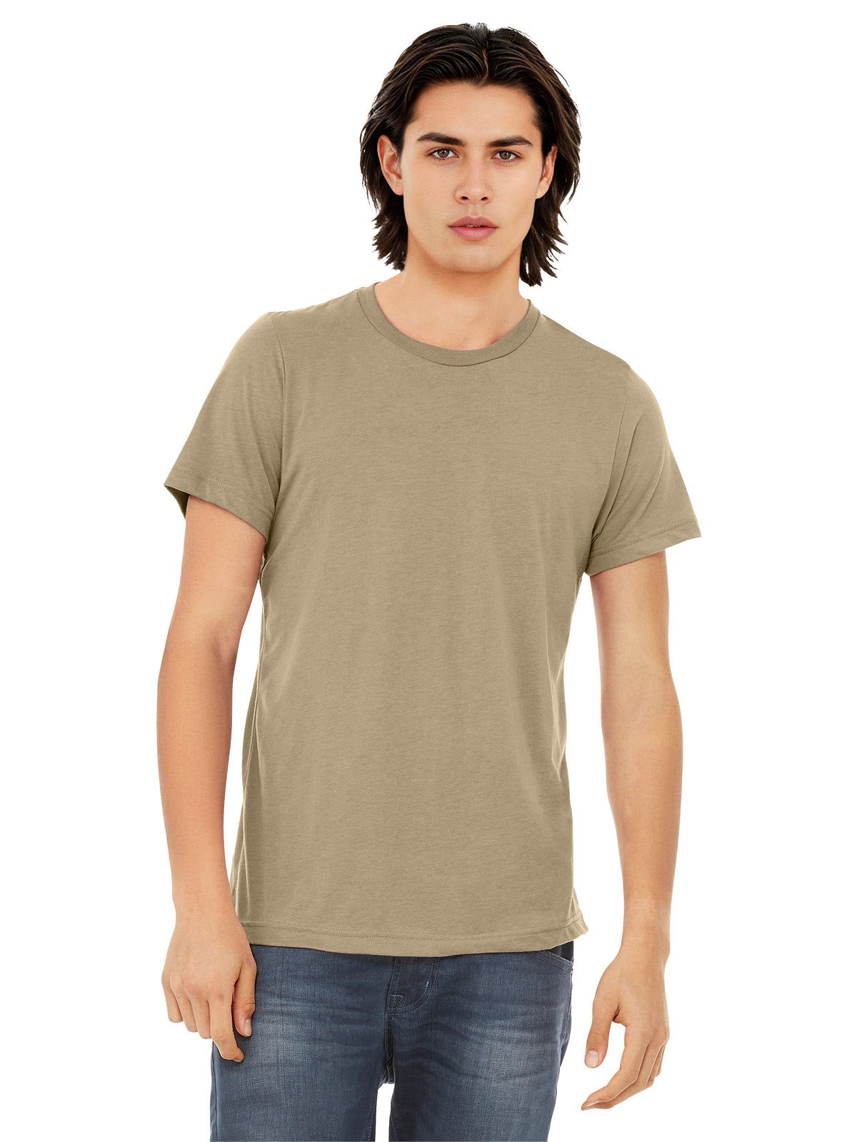 Unisex Triblend Tee - BC3413 - Tan Triblend