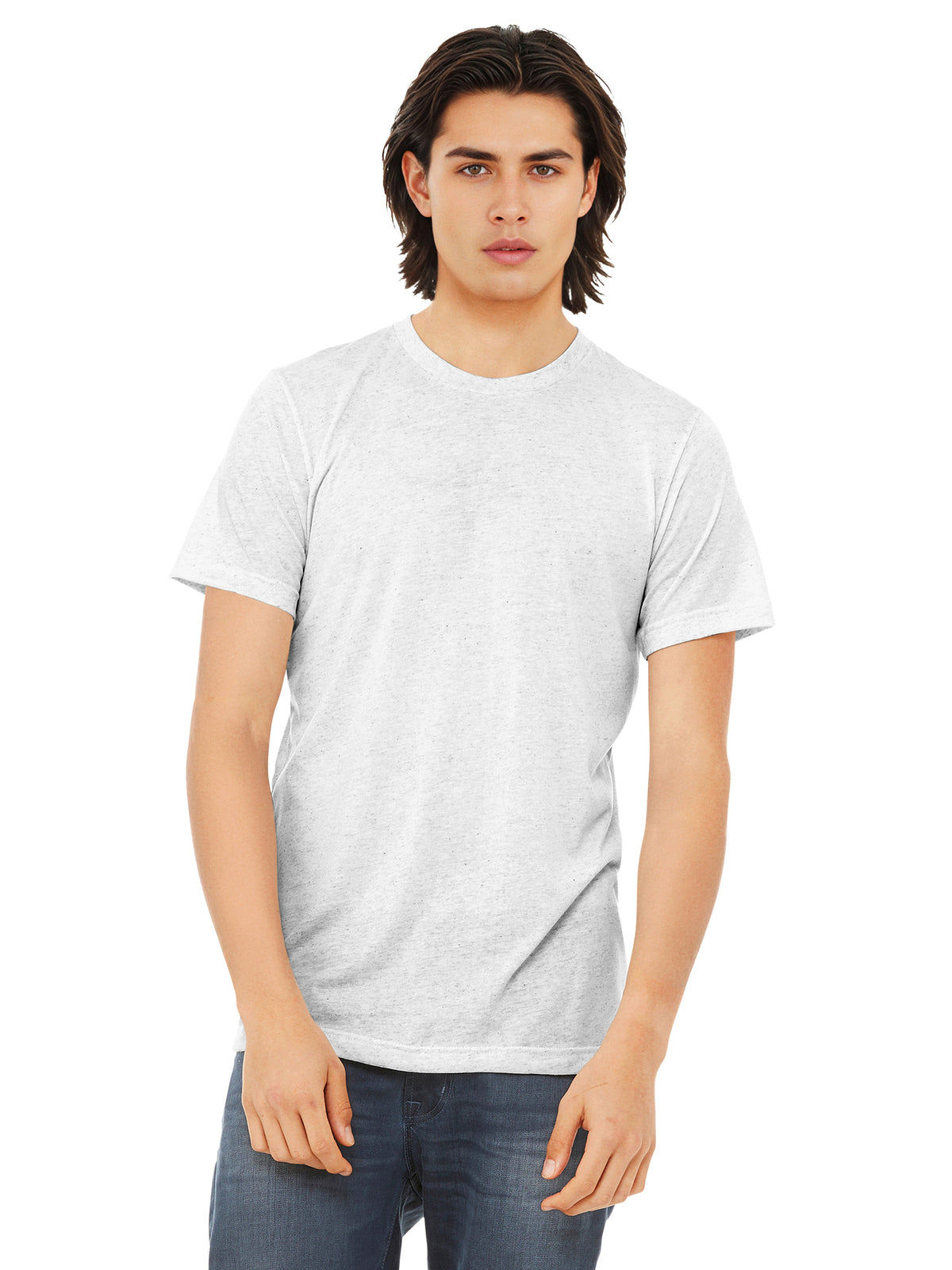 Unisex Triblend Tee - BC3413 - White Fleck Triblend