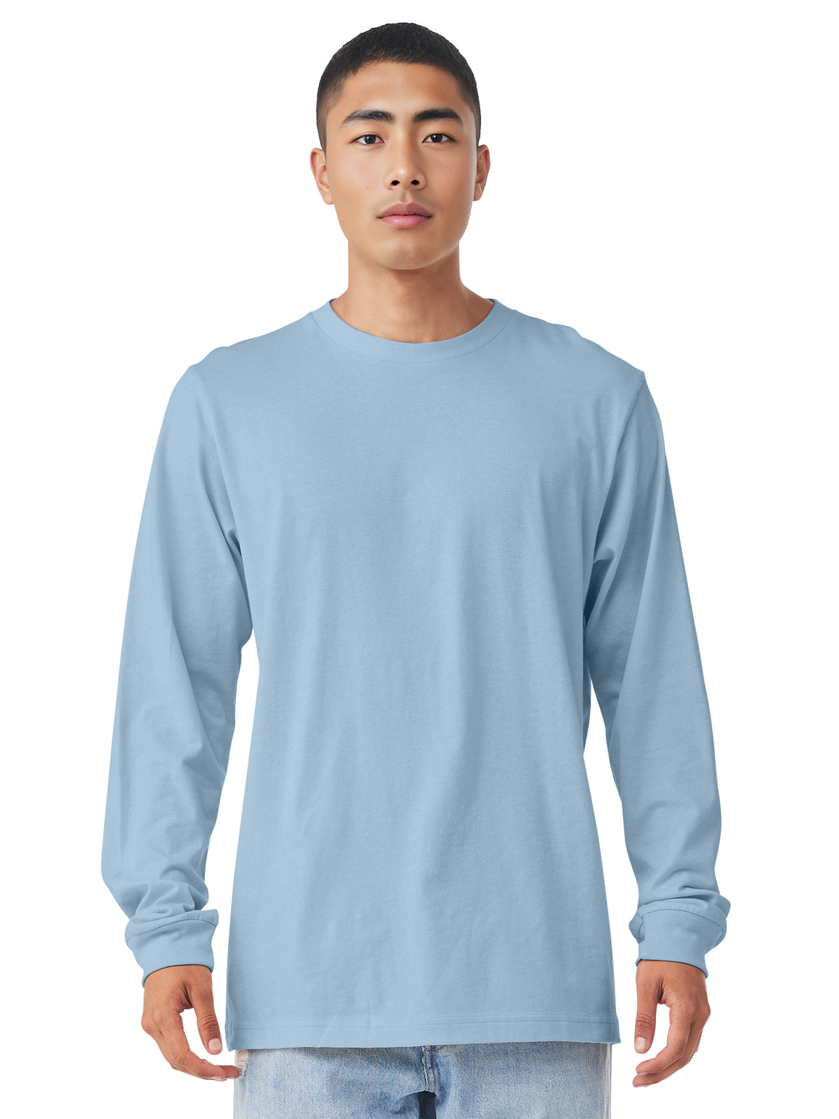 Unisex Jersey Long Sleeve Tee - BC3501 - Baby Blue