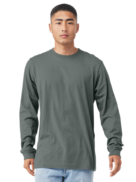 Unisex Jersey Long Sleeve Tee - BC3501 - Blue Storm