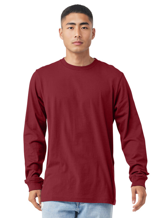 Unisex Jersey Long Sleeve Tee - BC3501 - Cardinal