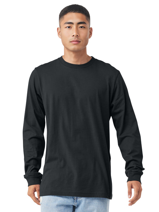 Unisex Jersey Long Sleeve Tee - BC3501 - Dark Grey