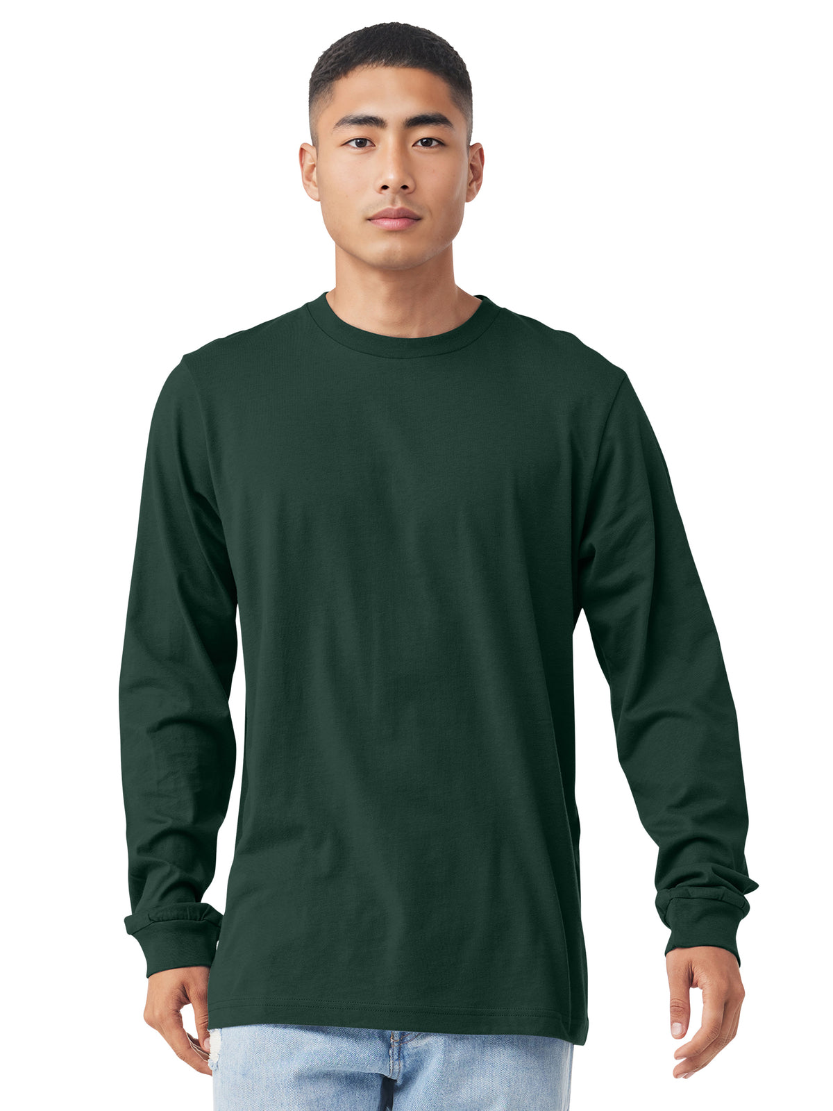 Unisex Jersey Long Sleeve Tee - BC3501 - Forest