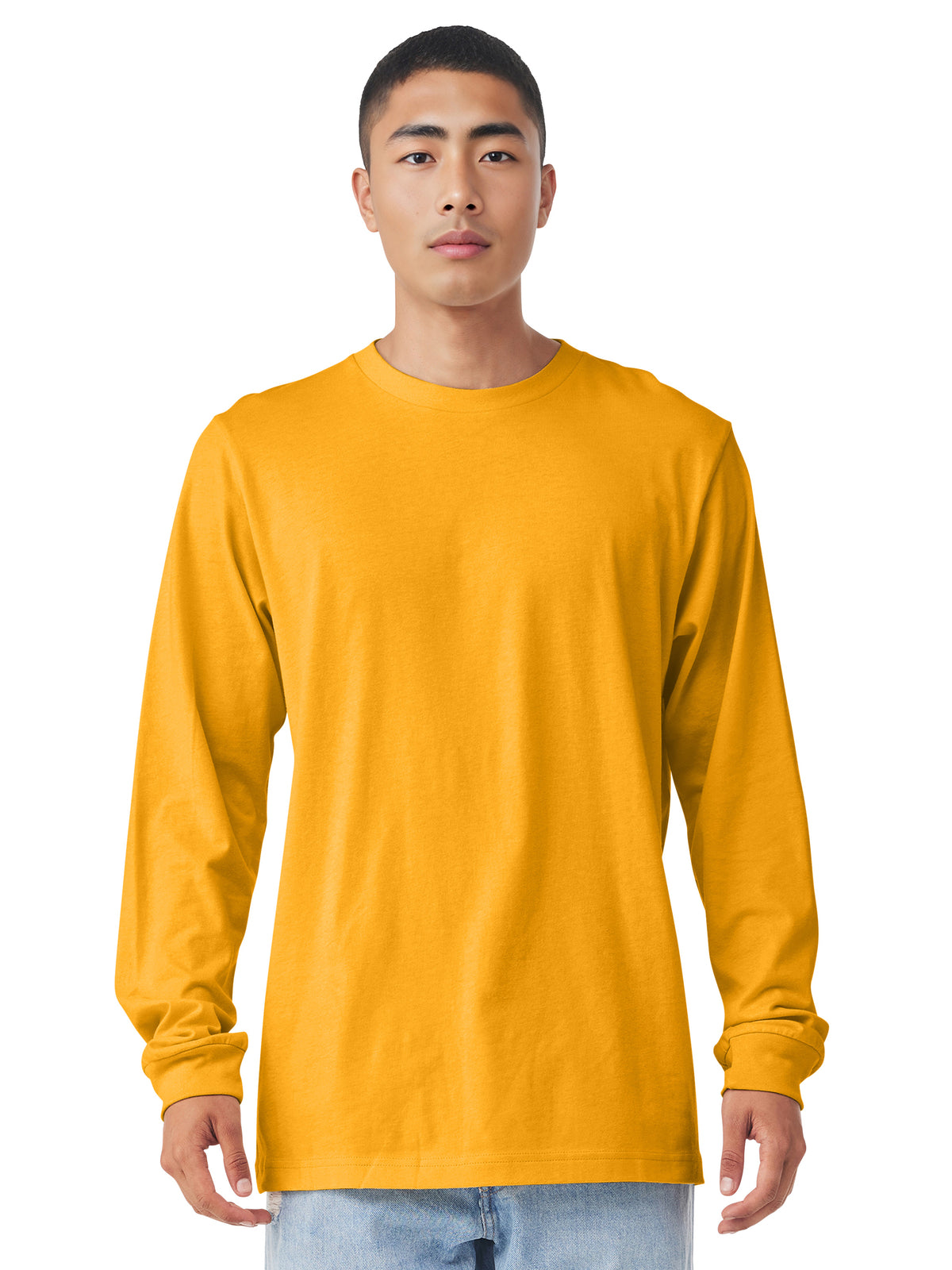 Unisex Jersey Long Sleeve Tee - BC3501 - Gold
