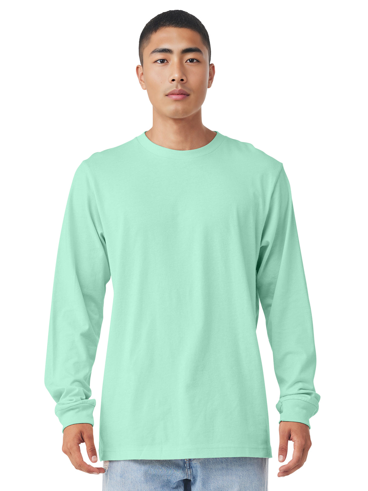Unisex Jersey Long Sleeve Tee - BC3501 - Mint