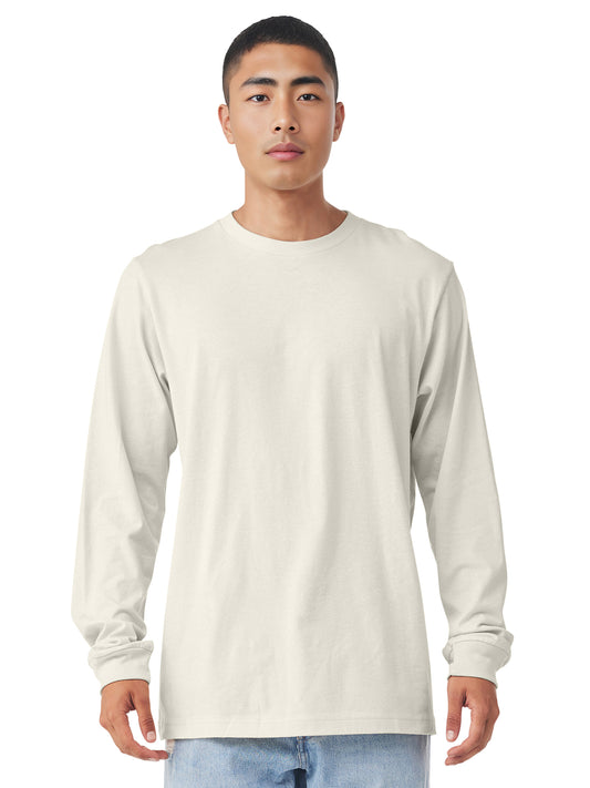 Unisex Jersey Long Sleeve Tee - BC3501 - Natural
