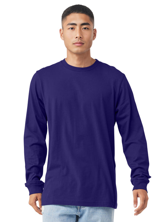 Unisex Jersey Long Sleeve Tee - BC3501 - Team Purple