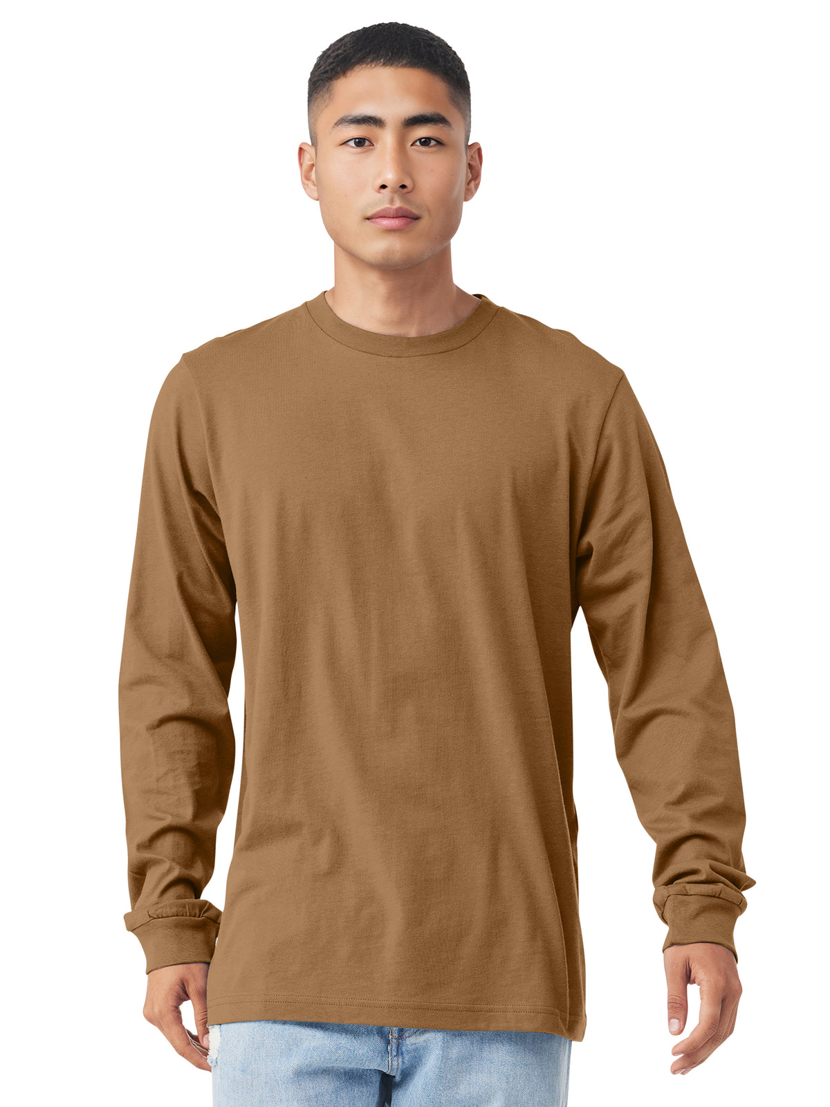 Unisex Jersey Long Sleeve Tee - BC3501 - Toast