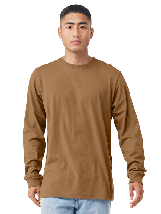 Unisex Jersey Long Sleeve Tee - BC3501 - Toast