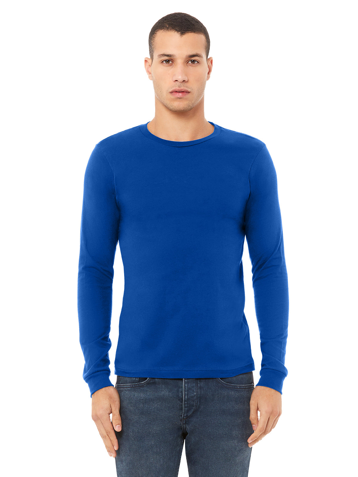Unisex Jersey Long Sleeve Tee - BC3501 - True Royal