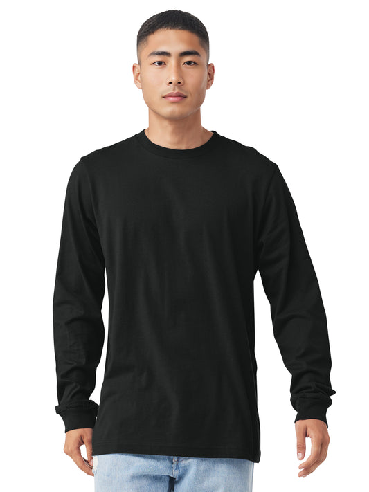 Unisex Jersey Long Sleeve Tee - BC3501 - Vintage Black