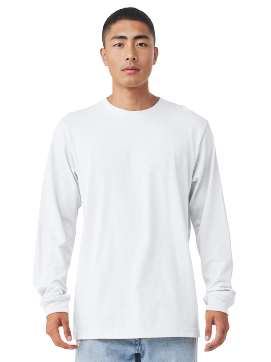 Unisex Jersey Long Sleeve Tee - BC3501 - White