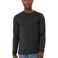 Unisex Heather CVC Long Sleeve Tee - BC3501CVC - Black Heather