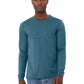 Unisex Heather CVC Long Sleeve Tee - BC3501CVC - Heather Deep Teal