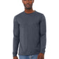Unisex Heather CVC Long Sleeve Tee - BC3501CVC - Heather Navy
