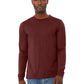 Unisex Heather CVC Long Sleeve Tee - BC3501CVC - Heather Cardinal