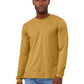 Unisex Heather CVC Long Sleeve Tee - BC3501CVC - Heather Mustard