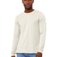 Unisex Heather CVC Long Sleeve Tee - BC3501CVC - Heather Natural