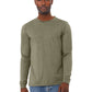Unisex Heather CVC Long Sleeve Tee - BC3501CVC - Heather Olive