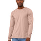 Unisex Heather CVC Long Sleeve Tee - BC3501CVC - Heather Peach