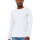 Unisex Heather CVC Long Sleeve Tee - BC3501CVC - Solid White Blend