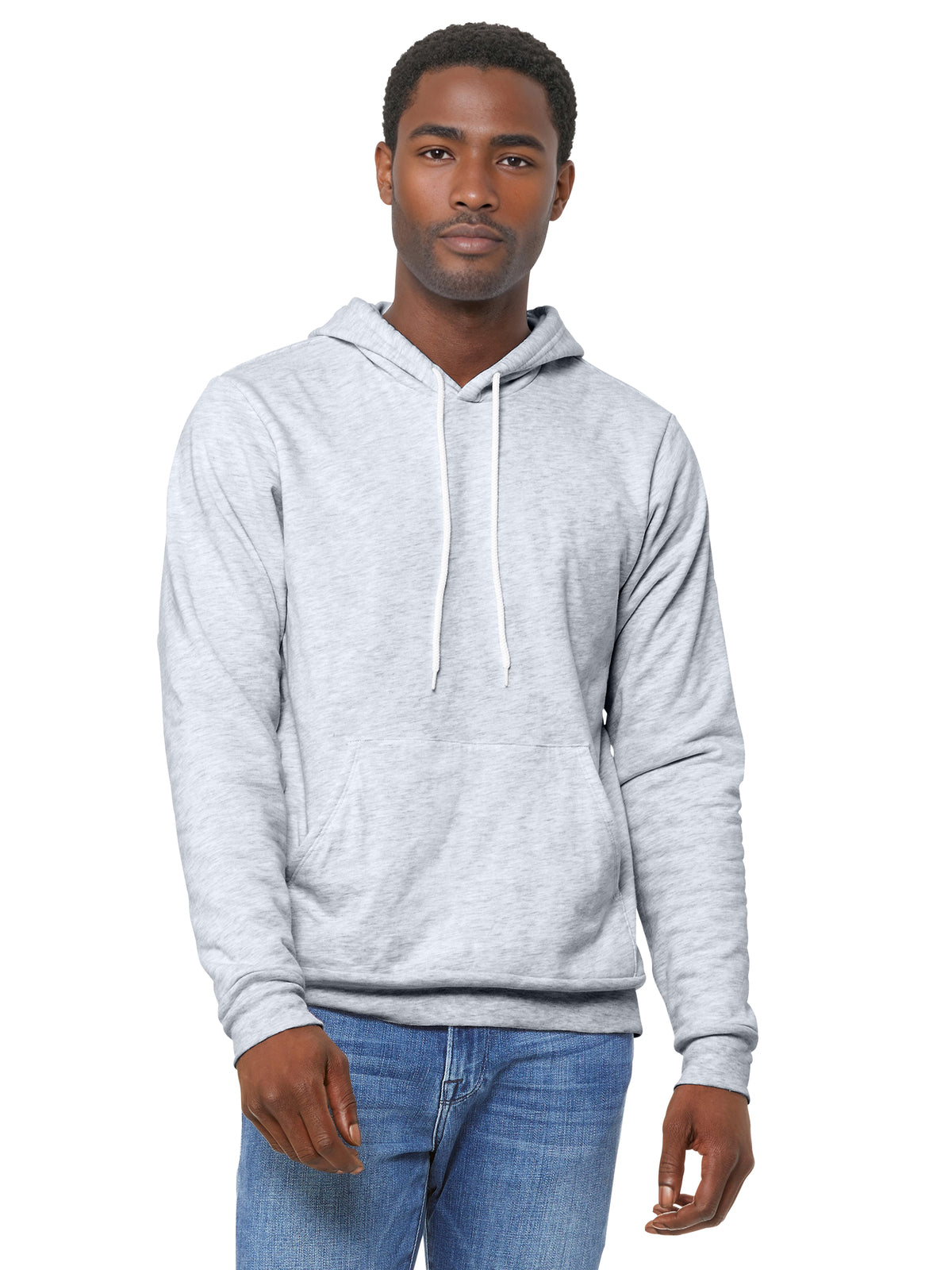 Unisex Sponge Fleece Pullover Hoodie - BC3719 - Ash
