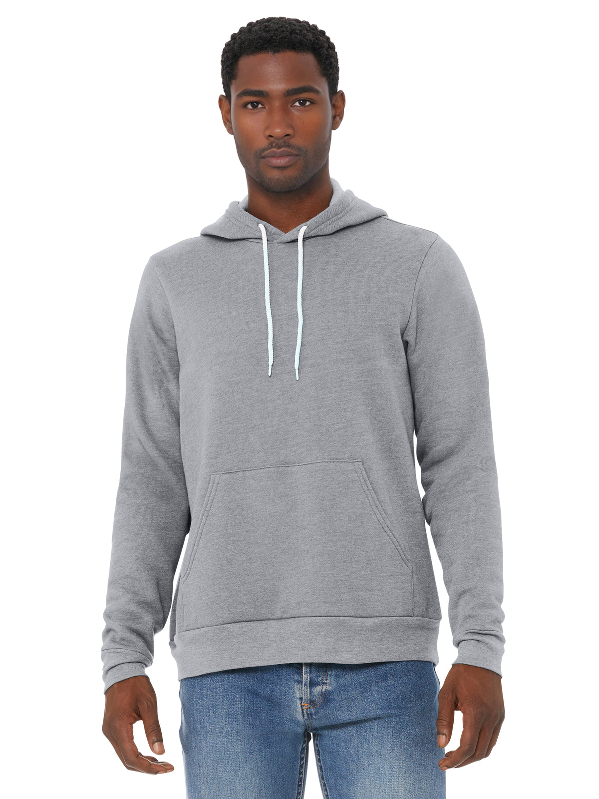Unisex Sponge Fleece Pullover Hoodie - BC3719 - Athletic Heather