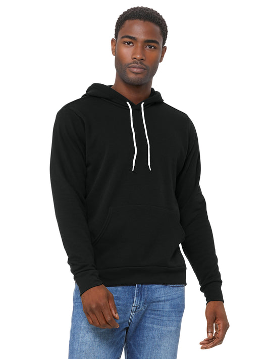 Unisex Sponge Fleece Pullover Hoodie - BC3719 - Black