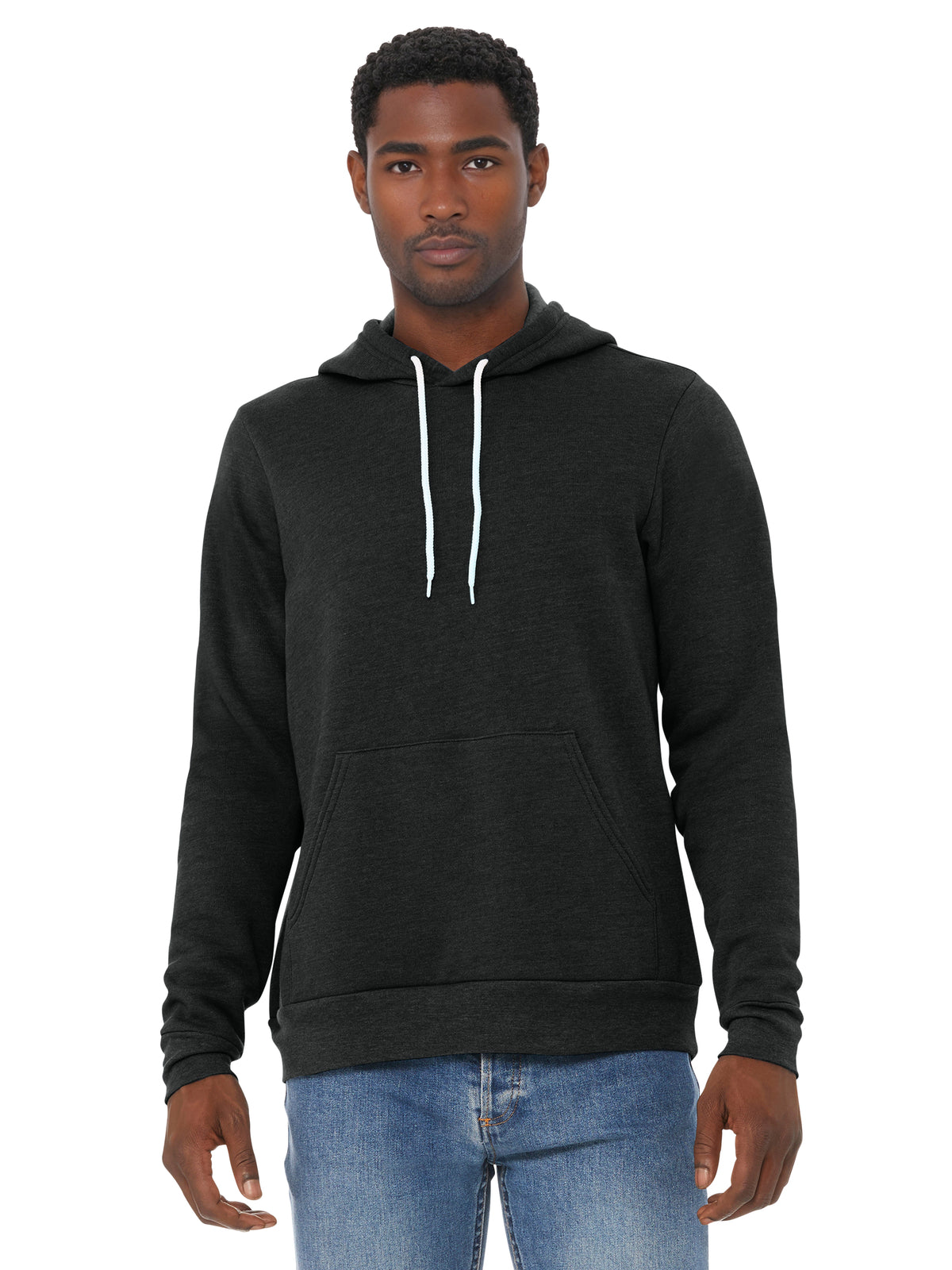 Unisex Sponge Fleece Pullover Hoodie - BC3719 - Black Heather