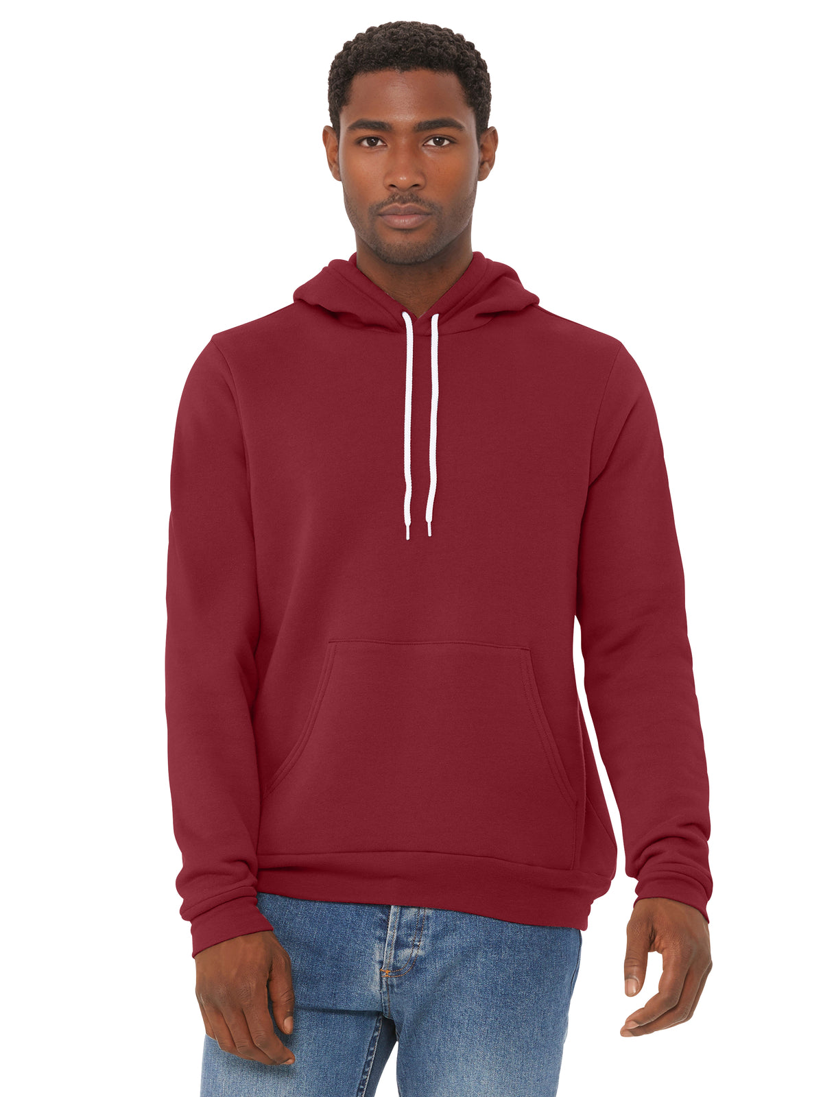 Unisex Sponge Fleece Pullover Hoodie - BC3719 - Cardinal