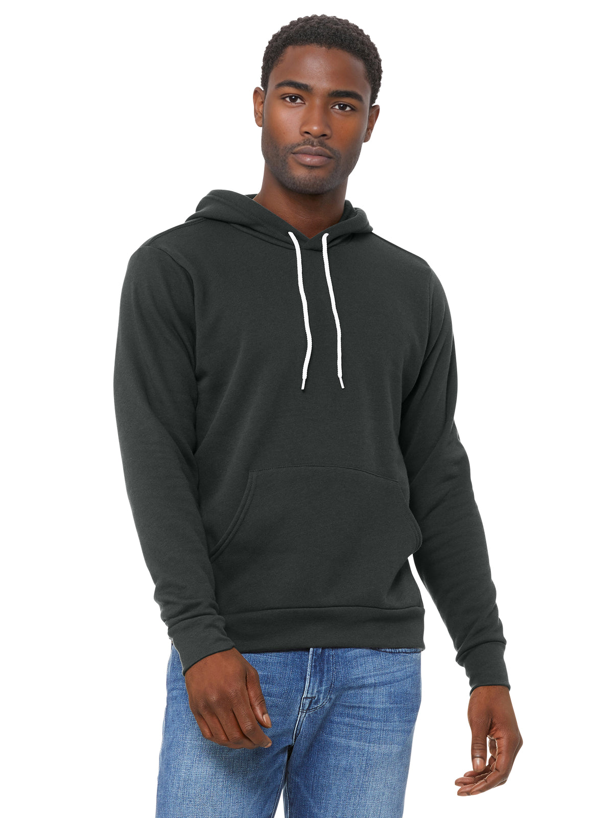 Unisex Sponge Fleece Pullover Hoodie - BC3719 - Dark Grey