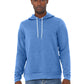 Unisex Sponge Fleece Pullover Hoodie - BC3719 - Heather Columbia Blue