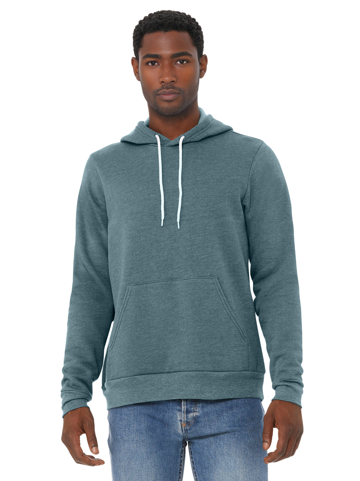 Unisex Sponge Fleece Pullover Hoodie - BC3719 - Heather Slate