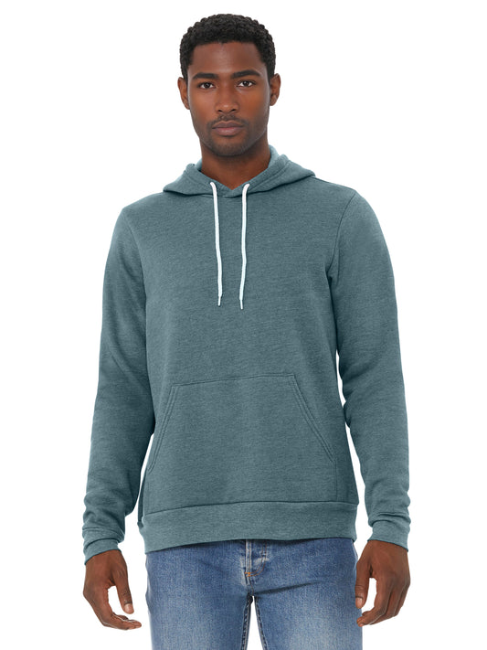 Unisex Sponge Fleece Pullover Hoodie - BC3719 - Heather Slate