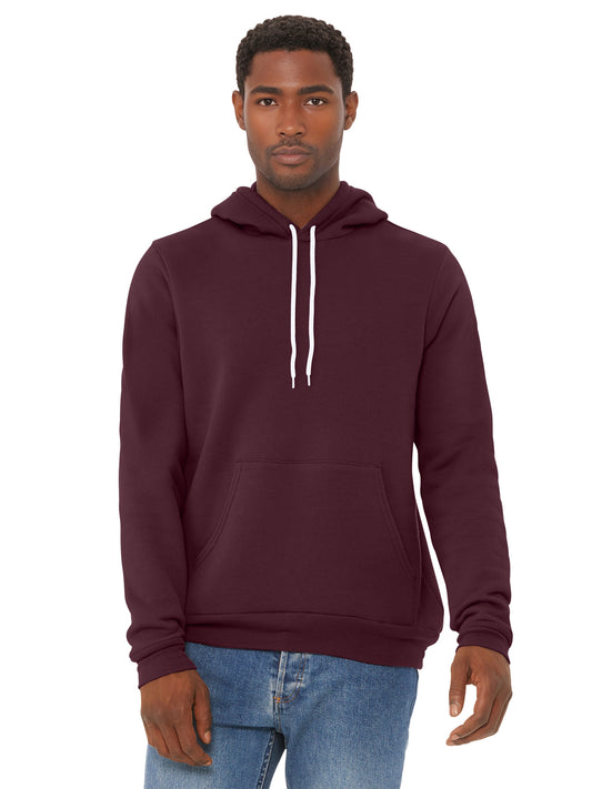 Unisex Sponge Fleece Pullover Hoodie - BC3719 - Maroon