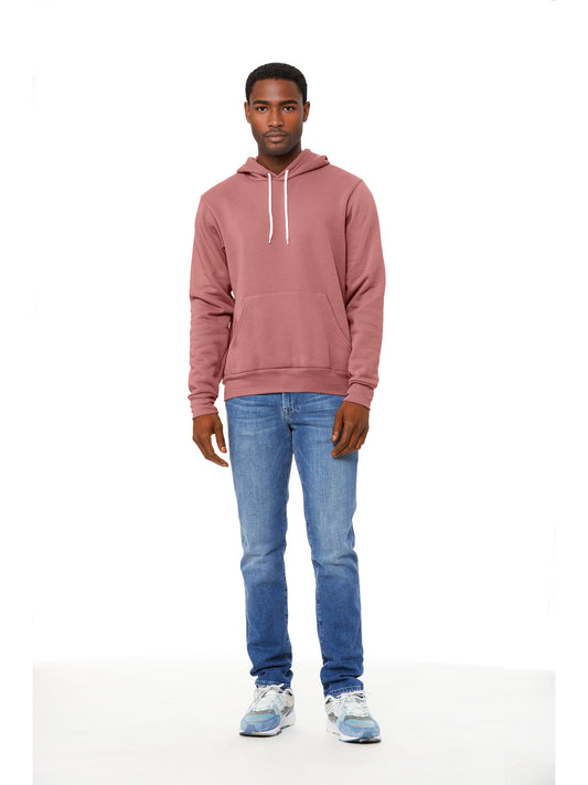 Unisex Sponge Fleece Pullover Hoodie - BC3719 - Mauve