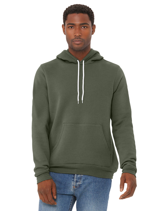 Unisex Sponge Fleece Pullover Hoodie - BC3719 - Military Green