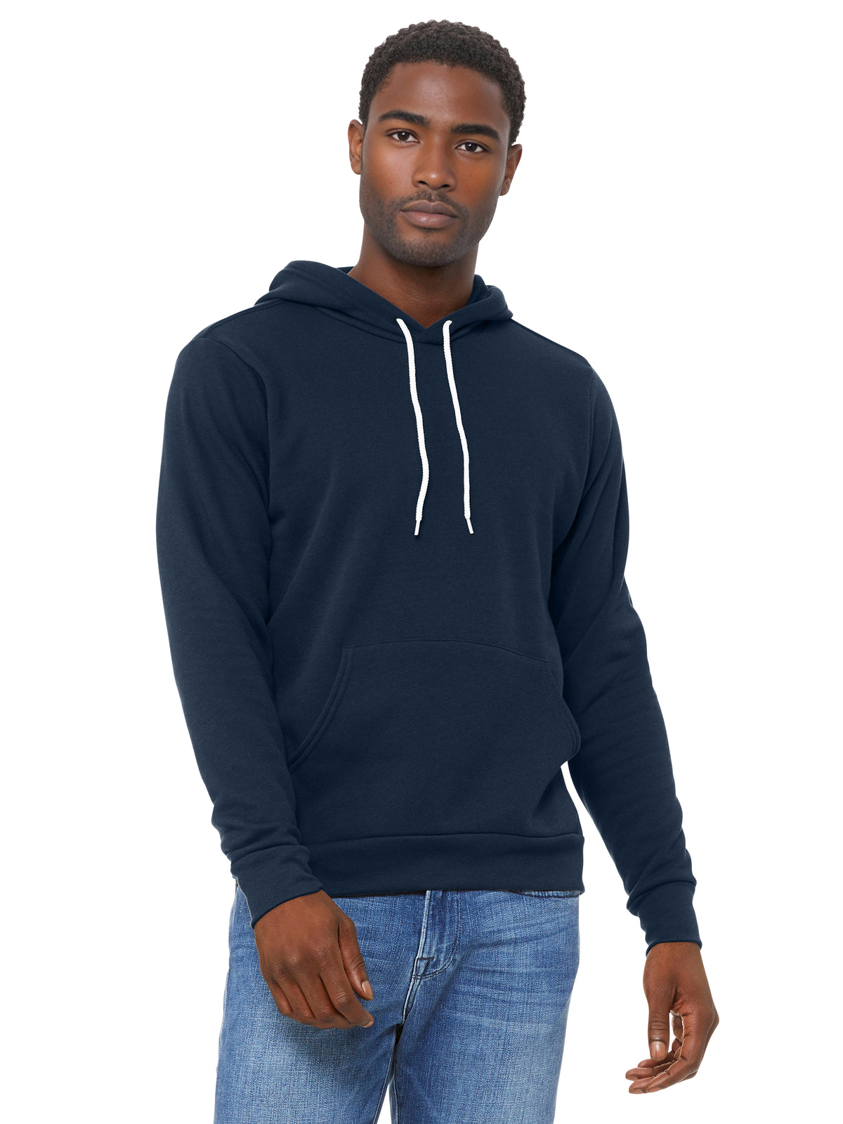 Unisex Sponge Fleece Pullover Hoodie - BC3719 - Navy